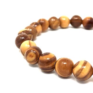 Bracelet made of genuine olive wood beads 7mm handmade wooden jewelry jewelry made of olive wood also as anklet wearable