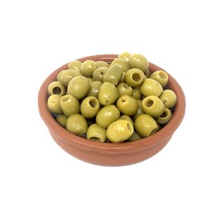 Spanische Oliven Manzanilla ohne Kern 3x 75g - grne kernlose Oliven