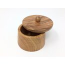Jar with lid 7x4cm made of olive wood handmade on...