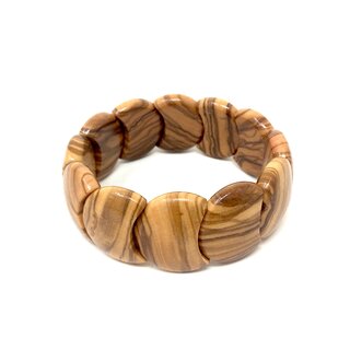 Genuine olive wood bracelet handmade wooden jewelry jewelry made of olive wood flexible and elastic