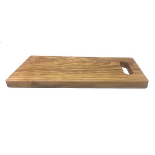 Cutting board with handle 34x17x2cm made of olive wood Natural product Kitchen board Cutting board Carving board