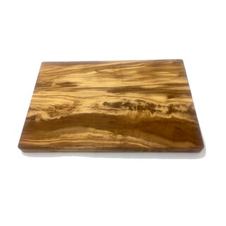 Chopping board large made of olive wood 30x20x2cm handmade in Mallorca meat board kitchen board