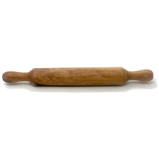 Rolling pin 45x5cm made of olive wood handmade on Majorca rolling pin fixed cookies baking
