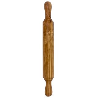 Rolling pin 45x5cm made of olive wood handmade on Majorca rolling pin fixed cookies baking
