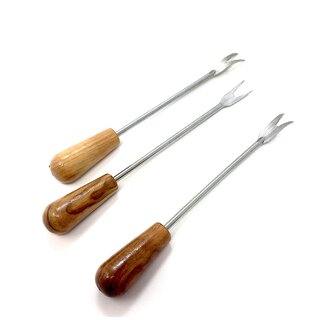 25 pieces of cocktail sticks made of olive wood handmade on Mallorca cheese skewers Fruit skewers