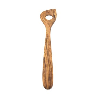 Risotto spoon 29 cm made of olive wood handmade in Mallorca egg spoon wooden spoon dough spoon natural product