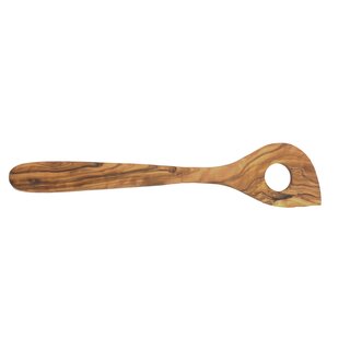 Risotto spoon 29 cm made of olive wood handmade in Mallorca egg spoon wooden spoon dough spoon natural product